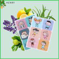 HENRI 36Pcs การ์ตูน สแควร์ ผู้ชายผู้หญิง สติกเกอร์ป้องกันยุงเบา แผ่นแปะกันยุง เด็กๆ เด็กๆ