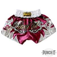 Kids Muay Thai Short Punch it purple