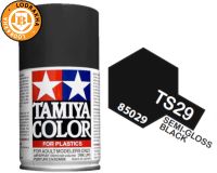 สีกระป๋องสเปรย์ สีดำกึ่งเงากึ่งด้าน Tamiya TS-29 Semi Gloss Black 100ml