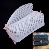 SWEETJOHN Cuttable Knitting Lining Weaving Accessories Plastic Mesh Sheet Samll Black Easy Making Shoulder Bags Crossbody Bag Auxiliary Knitting DIY Material Knit Helper