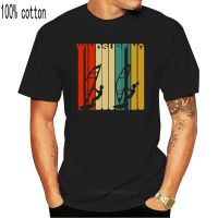 Vintage Retro 1970S Style Windsurfing Windsurfer T-Shirt Custom Graphic Tees Tee Shirt  ID95