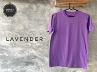 Double U T-Shirt เสื้อยืดสีพื้น LAVENDER (สีม่วงอ่อน)