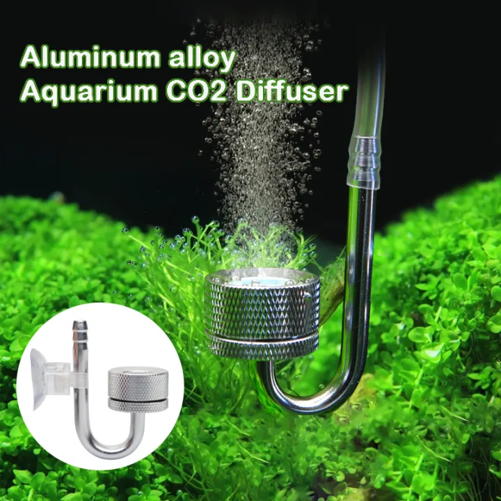 Aquarium CO2 Diffuser Antirust Aluminum alloy Atomizer for Plant