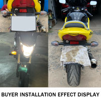 ด้านหน้าด้านหลังรถจักรยานยนต์ Flasher LED สำหรับ HONDA VTR 1000F 250 CBF600N LED ไฟเลี้ยว VTR1000F VTR250 CBR CBF 600N อุปกรณ์เสริม