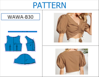 แพทเทิร์นเสื้อ WAWA-B30