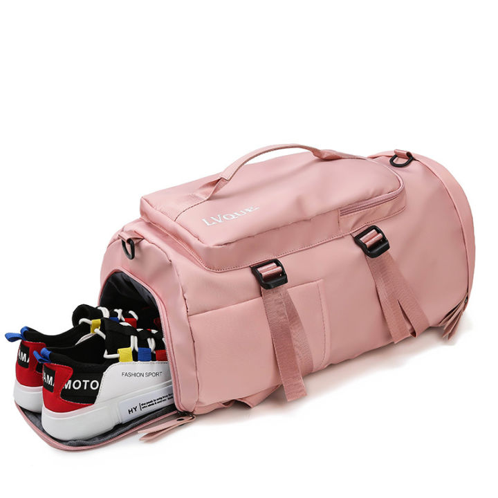 gym-duffle-bag-backpack-waterproof-sports-duffel-bags-travel-weekender-bag-approved-carry-on-hand-luggage-with-shoes-compartment