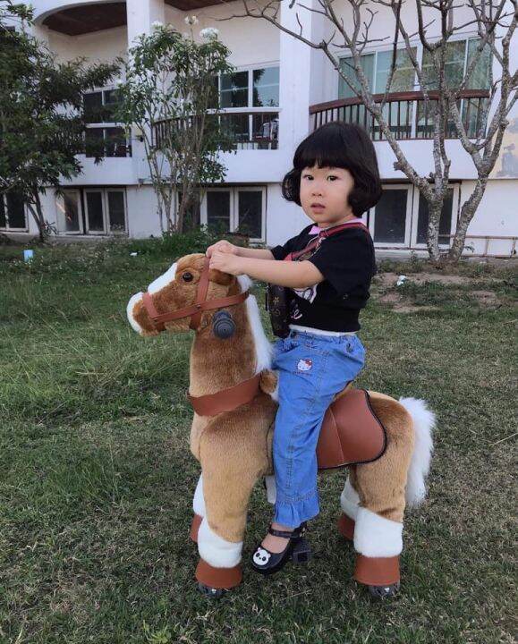 new-arrival-พร้อมส่งไทย-ride-on-horse-ม้าขนนุ่ม-โยกควบได้-ของเล่นในฝันของเด็กๆ-ขนนิ่มมาก-เกรดดีพรีเมี่ยม-งานส่งออกยุโรป