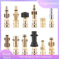 X ADORNMENT แรงดันสูงมาก ฟิตติ้งสำหรับ Karcher เครื่องกำเนิดโฟม 1/4ค่ะ เครื่องฉีดน้ำแรงดัน หัวฉีดพ่น ตัวเชื่อมต่ออย่างรวดเร็ว อะแดปเตอร์