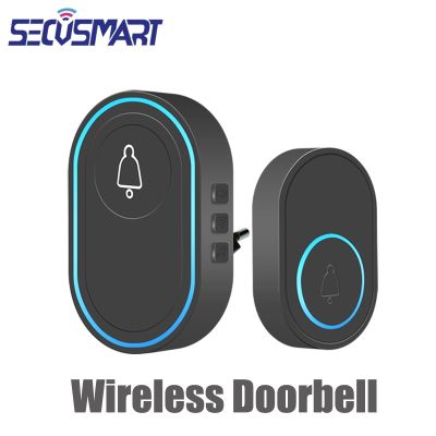 ∈ Home Welcome Doorbell Intelligent Wireless 433MHz Doorbell Waterproof 300M Remote EU AU UK US Plug smart Door Bell Chime