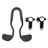 ที่วางจักรยาน Tt คลิปมือจับบนแฮนด์แอโรแฮนด์ขยายไตรกีฬา Aerobars Tri Bars Mtb เบาะจักรยานฟองน้ำขี่จักรยานบนถนน