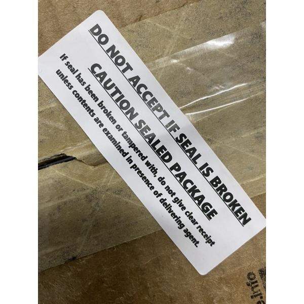 Do not accept if seal is broken high quality sticker | Lazada PH