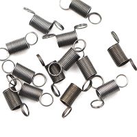 High Quailty 10Pcs/lot Stainless Steel Dual Hook Small Tension Spring Coil Tension Steel Small Mini Spring Pipe Fittings Accessories