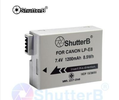แบตเตอรี่ยี่ห้อ Shutter B กล้อง Canon LP-E8