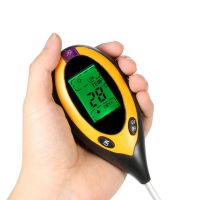 ‘；。、】= Digital 4 In 1 Soil PH Meter Moisture Monitor Temperature Sunlight Tester For Gardening Plants Farming With Blacklight