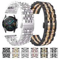 trterth Stainless steel Strap For HUAWEI WATCH WATCH 4 3 Pro 46mm 42mm GT 3 2 Band Bracelet For HONOR Magic ES 20mm 22mm Metal Wristband