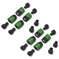 【Ready Stock&amp;COD】Garden Quick Connect Release Water Hose Fittings Plastic Connectors, Male &amp; Female 3/4 Inch GHT 20Pcs