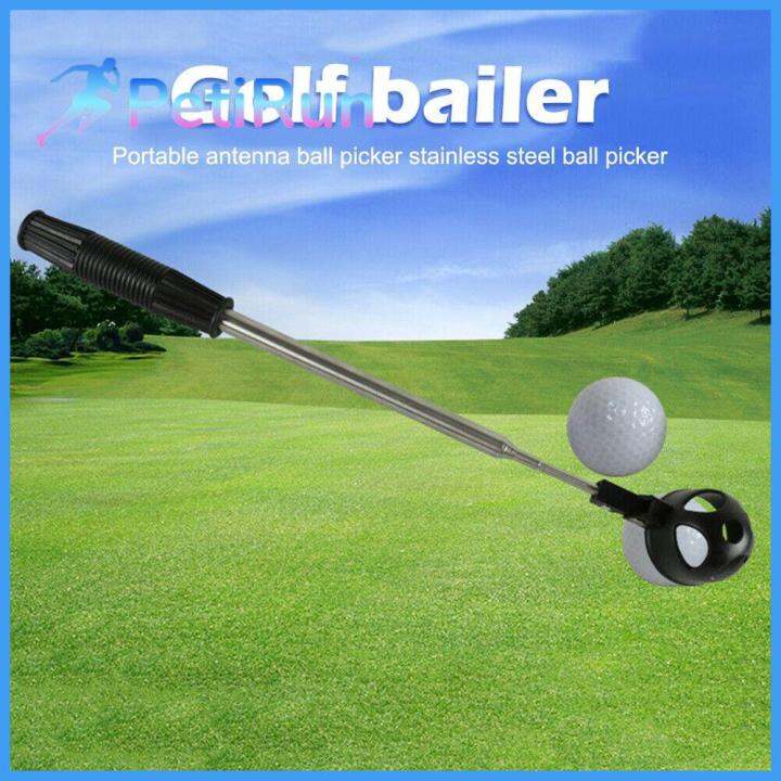 PETIRUN Golfer Pick Up 8 Sections Steel Golf Ball Retrieve Telescopic ...