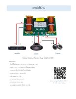 เน็ตเวิร์ค 2 ทาง Passive Crossover Network 2 way รุ่น sk-1200