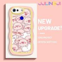 Jjlingji เคสเคสสำหรับ Honor V30 V20โปรเคสการ์ตูนซุกซนสีชมพูหมูแบบคลื่นเคสโทรศัพท์ลายขอบซิลิโคนเหลวแบบนิ่มดั้งเดิมเคสตัวปกป้องกล้องถ่ายรูปเลนส์คลุมทั้งหมดเคสฝาหลังกรอบเคสนิ่ม