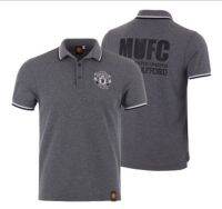 เช็คสินค้าก่อนสั่่งซื้อ !!!!! เสื้อโปโล แมนยู MUFC-010 (GRAY) สีเทา