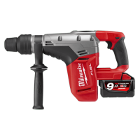 Milwaukee M18 CHM-902C สว่านโรตารี่ไร้สาย 18 โวลต์ 5 กก. SDS Max แบตเตอรี่ 9 แอมป์อาว x 2 ก้อน