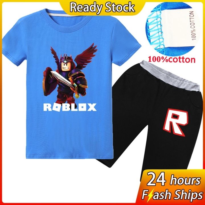 New Summer Children's Short Sleeve T-shirt ROBLOX Girls Boys