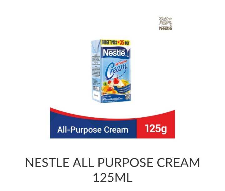 Nestle All Purpose Cream 125ml Lazada PH
