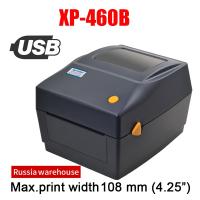 XP-460B/420B เครื่องพิมพ์ฉลากจัดส่งสินค้า4นิ้ว4*6นิ้วเครื่องพิมพ์ฉลากบาร์โค้ดอุณหภูมิสำหรับ DHL FEDEX UPS100 * 150มม.