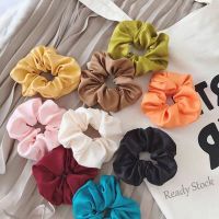 【Ready Stock】 ❁﹉❉ C18 Korea Soft Women Hair Scrunchie Elastic Hair Bands Christmas Stretchy Hair Ties Ponytail Purple Solid Color Accessories