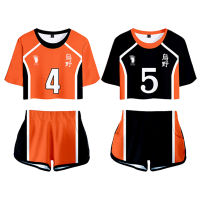 Haikyuu!! Cosplay Costume Hinata Shoyo Shirt Shorts Sawamura Daichi Uniform Sports Women Men Bino High School Volleyball Club