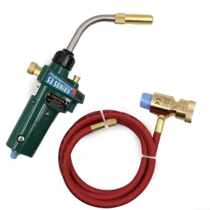 1 Set Braze Welding Torch MAP Gas Brazing Torch Self Ignition Trigger