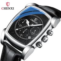 ---Fashion mens watch238814♀♛▬ CHENXI/dawn multi-functional sports watch men square noctilucent quartz watch waterproof fashion watch