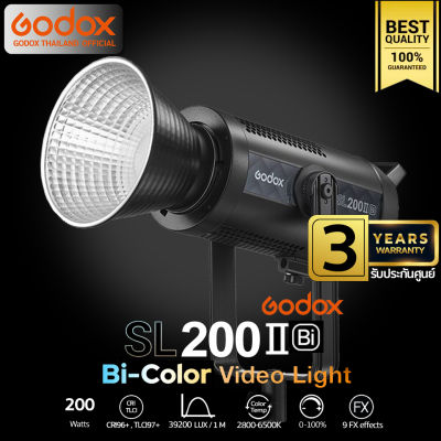 Godox LED SL200II Bi 200W Bi-Color 2800-6500K Bowen Mount - รับประกันศูนย์ Godox Thailand 3ปี ( SL200 , SL-200 II Bi )