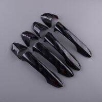 Haywood1 DWCX Exterior Door Handle Cover Trim Cap Set Carbon Texture for W246 W204 W212 X204 W166 W117 LHD