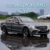 ☏ hrgrgrgregre C260L C-Class Diecast Alloy Car Model Veículos Metálicos Brinquedo de Simulação Coleção Som e Luz Presente Infantil 1:32