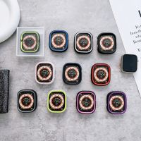 เคสสีคู่สำหรับ Apple Watch Series Ultra 49Mm Anti-Scratch ฝาครอบป้องกันกันชนซิลิโคนสำหรับ Apple Watch 8อุปกรณ์เสริม