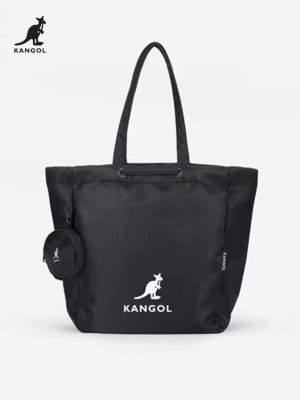 ►卍 KANGOL official large tote bag womens large-capacity commuter bag splash-proof fitness bag kangaroo shoulder handbag