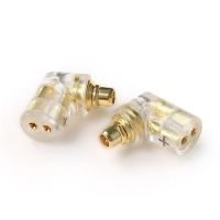 OE Audio CIEM มุม2Pin 0.78มม. เพื่อ Exceto 2Pin 0.78มม. มินิหูฟังเสียบสายเคเบิลอะแดปเตอร์หูฟังอุปกรณ์เสริม