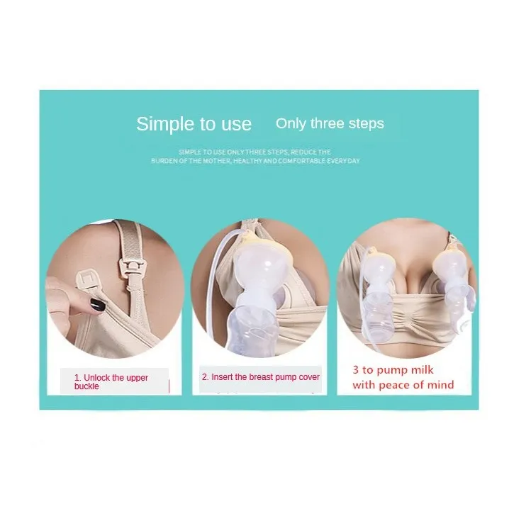 COD】 Hand holder electric dedicated breast pumping bra wireless  breastfeeding underwear 958