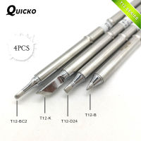 QUICKO Electronic Soldering Iron Tips T12-K T12-B T12-BC2 T12-D24 Solder Iron 220v Welding Tip For Soldering Repair Station