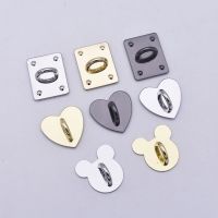 【JH】 Diy Metal Flatback Sticking Hooks Accessories for Jewelry Making Gold Charms Connecting Clasp