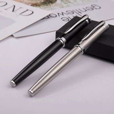 Create brand Business Contact Stainless Metal Ballpoint Pens  Office school stationery  6873 Pens