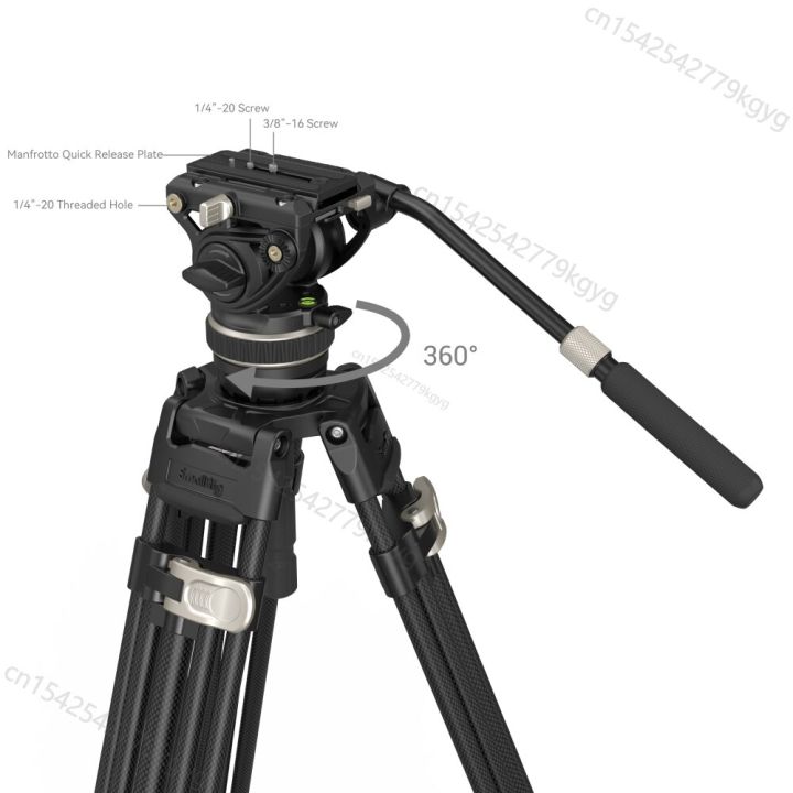 ชุดขาตั้งกล้องสามขาไฟเบอร์คาร์บอนแบบปลดเร็วสำหรับกล้อง-dslr-สำหรับใช้งานหนักและฟรีเบลเซอร์-ad-100