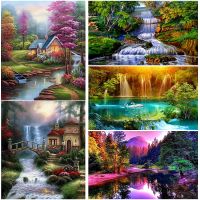 Waterfall DIY 5D Diamond Painting Full Square/Round Mosaic Resin Landscape Diamont Embroidery Cross Stitch Kits Home Decor Gift