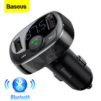 Baseus FM Transmitter Bluetooth Car Kit Handsfree FM Modulator Car Wireless Aux Radio Tranmiter MP3 Player With USB Car Charger