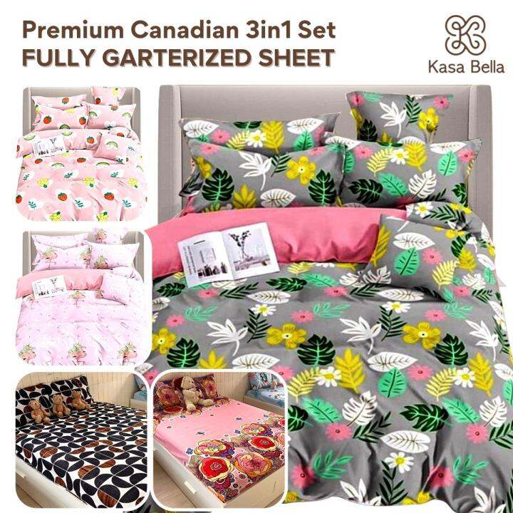 Kasa Bella Canadian Cotton Bedsheet Fully Garterized Canadian