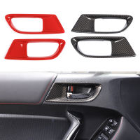 2Pcs Car Inner Door Handle Bowl Decoration Cover Sticker for Toyota 86 Subaru BRZ 2012-2020