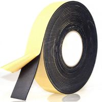 Foam Insulation Tape Adhesive Rubber Strip Air Conditioning Seal Strip Single Sided Closed Cell Weather Strip for Doors Window