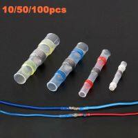 10/50/100PCS Soldering Sleeve Terminals Splice Waterproof Seal Heat Shrink Butt Soldering Weld Sleeve Wire Connector