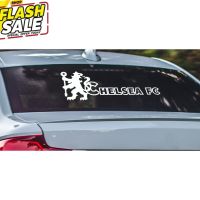 สติ๊กเกอร์ ตัดไดคัท สำหรับ แต่งรถ กระจกหลัง ทีม ฟุตบอล เชลซี 60x23 ซม. PVC Car Decal Chelsea FC ใหญ่ die-cut 60x23cm. #สติ๊กเกอร์ติดรถ ญี่ปุ่น  #สติ๊กเกอร์ติดรถยนต์ ซิ่ง  #สติ๊กเกอร์ติดรถยนต์ 3m  #สติ๊กเกอร์ติดรถ